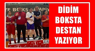 DİDİM BOKSTA DESTAN YAZIYOR