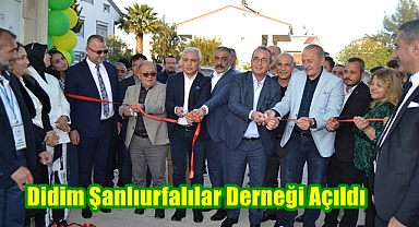 DİDİM ŞANLIURFALILAR DERNEĞİ AÇILDI
