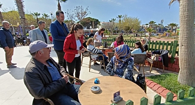 İYİ Parti Aydın Milletvekili Adayı Tuğça Canpolat Yılmaz'dan Didim ziyareti