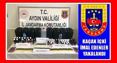KAÇAK İÇKİ İMAL EDENLER YAKALANDI