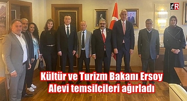 Kültür ve Turizm Bakanı Ersoy Alevi temsilcileri ağırladı