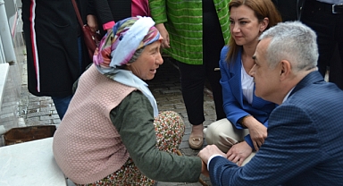 Savaş memleketi Çine'de ilgiyle karşılandı