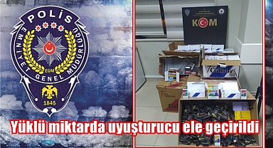 Yüklü miktarda uyuşturucu ele geçirildi