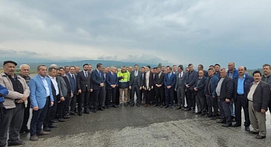 Aydınlı Muhtarlar Aydın - Denizli Otobanını inceledi