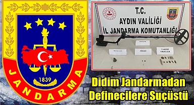 Didim Jandarmadan definecilere suçüstü