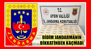 Didim Jandarmanın dikkatinden kaçmadı