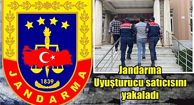 Jandarma uyuşturucu satıcısını yakaladı
