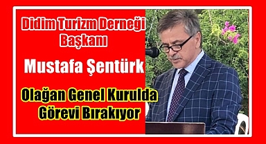 Şentürk görevi bırakacağını açıkladı