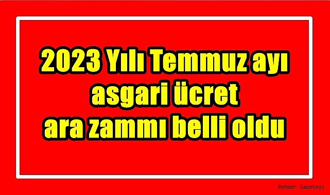 Asgari ücret net 11 bin 402 lira oldu