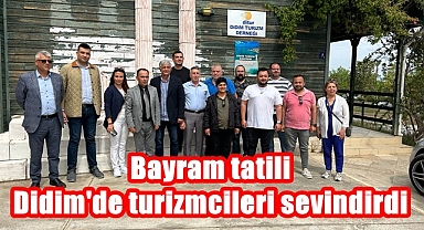 Bayram tatili Didim'de turizmcileri sevindirdi