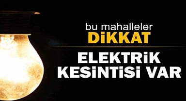DİDİM'DE ELEKTRİK KESİNTİSİ