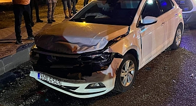 Didim'de trafik kazası 1 yaralı