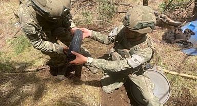 MSB: Teröristlere ait 73 havan mühimmatı ele geçirildi