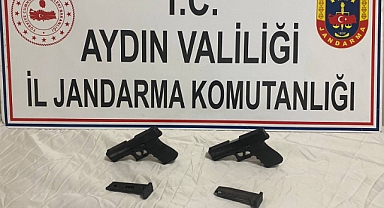 2 adet silah ele geçirildi