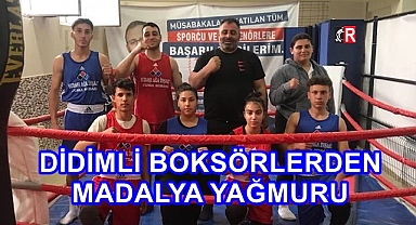 DİDİMLİ BOKSÖRLERDEN MADALYA YAĞMURU