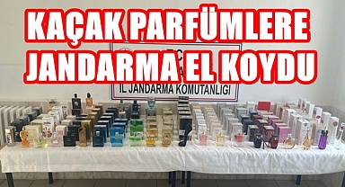 KAÇAK PARFÜMLERE JANDARMA EL KOYDU