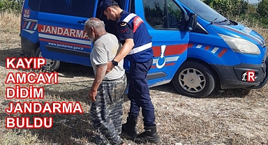 Kayıp amcayı Didim Jandarma buldu