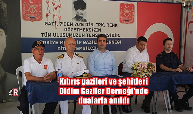 Kıbrıs Gazileri Didim'de dualarla anıldı
