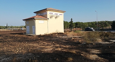 Otluk alandaki yangın korkuttu!