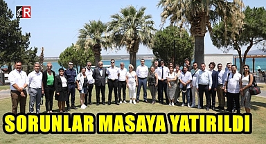 SORUNLAR MASAYA YATIRILDI
