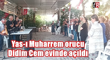 Yas-ı Muharrem orucu Didim Cem evinde açıldı