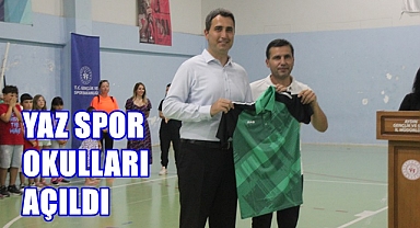YAZ SPOR OKULLARI AÇILDI
