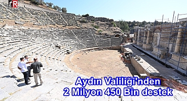 Aydın Valiliği'nden 2 Milyon 450 Bin destek