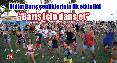 Didim Barış şenliklerinin ilk etkinliği