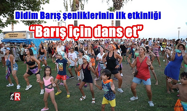 Didim Barış şenliklerinin ilk etkinliği