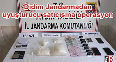 Didim Jandarmadan uyuşturucu satıcısına operasyon