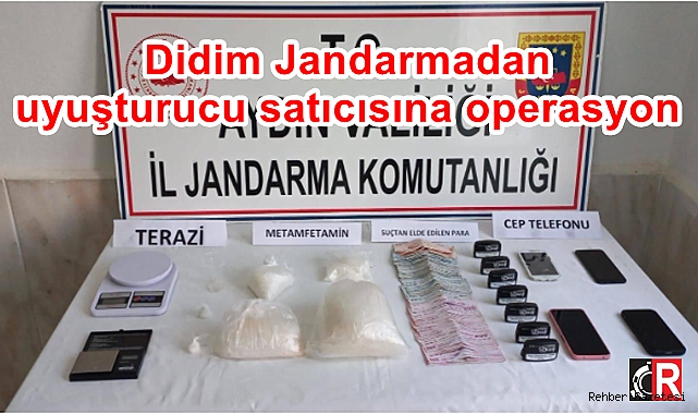 Didim Jandarmadan uyuşturucu satıcısına operasyon