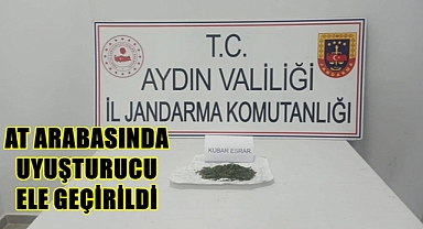 AT ARABASINDA UYUŞTURUCU ELE GEÇİRİLDİ