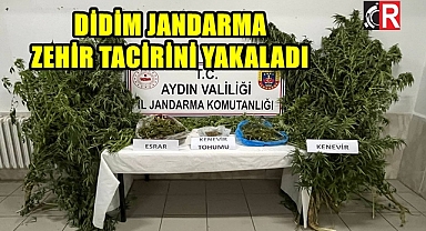 Didim Jandarma Zehir Tacirini yakaladı