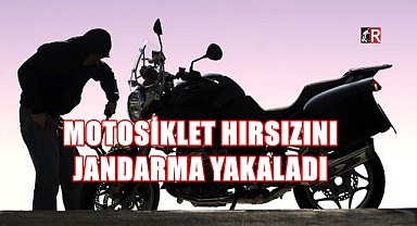 MOTOSİKLET HIRSIZINI JANDARMA YAKALADI