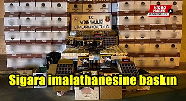 SİGARA İMALATHANESİNE BASKIN