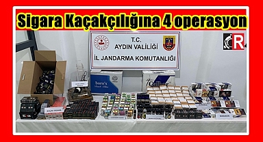 Sigara Kaçakçılığına 4 operasyon