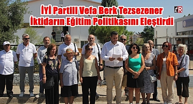Tezsezener iktidarın eğitim politikasını eleştirdi