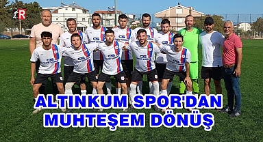 ALTINKUM SPOR'DAN MUHTEŞEM DÖNÜŞ
