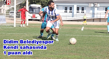 Didim Belediyespor kendi sahasında 1 puan aldı