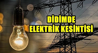 DİDİM'DE ELEKTRİK KESİNTİSİ