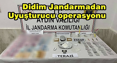 Didim Jandarmadan uyuşturucu operasyonu