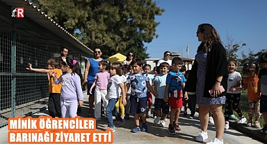 MİNİK ÖĞRENCİLER BARINAĞI ZİYARET ETTİ