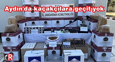 Aydın'da kaçakçılara geçit yok