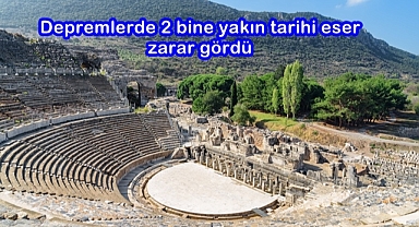 Depremlerde 2 bine yakın tarihi eser zarar gördü