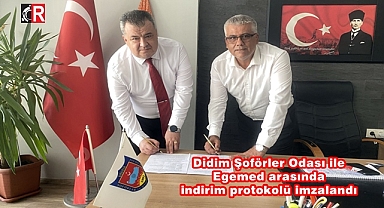 Didim Şoförler Odası ile Egemed arasında indirim protokolü imzalandı
