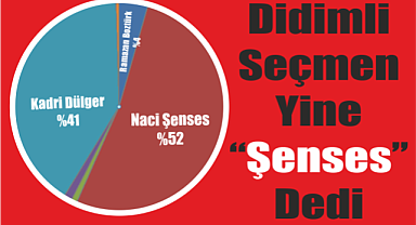 Didimli seçmen yine Şenses dedi