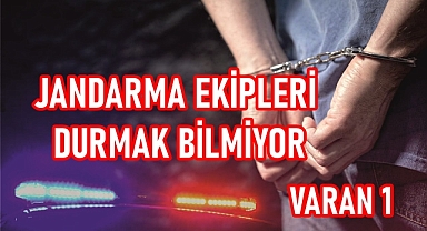 JANDARMA EKİPLERİ DURMAK BİLMİYOR