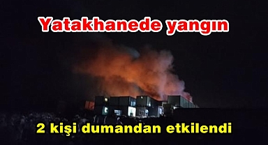 Yatakhanede yangın