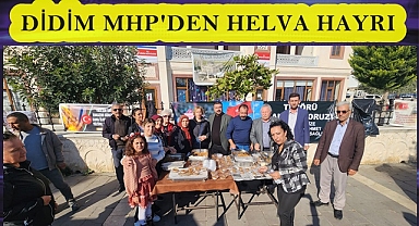 DİDİM MHP'DEN HELVA HAYRI