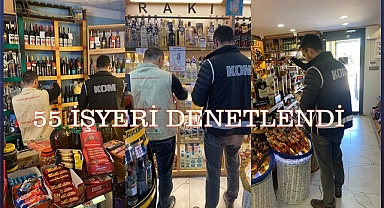 55 İŞYERİ DENETLENDİ